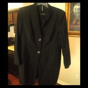 Piazza Sempione Long Black Jacket ADORABLE IF WORN AS DRESS!!!​